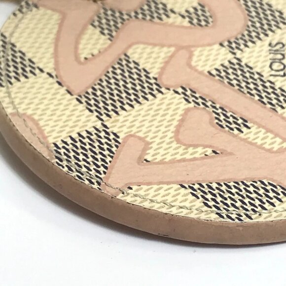 LOUIS VUITTON M61943 DamierAzur Porte Cretai Sienne Tahiti charm Key Holder - Picture 10 of 11